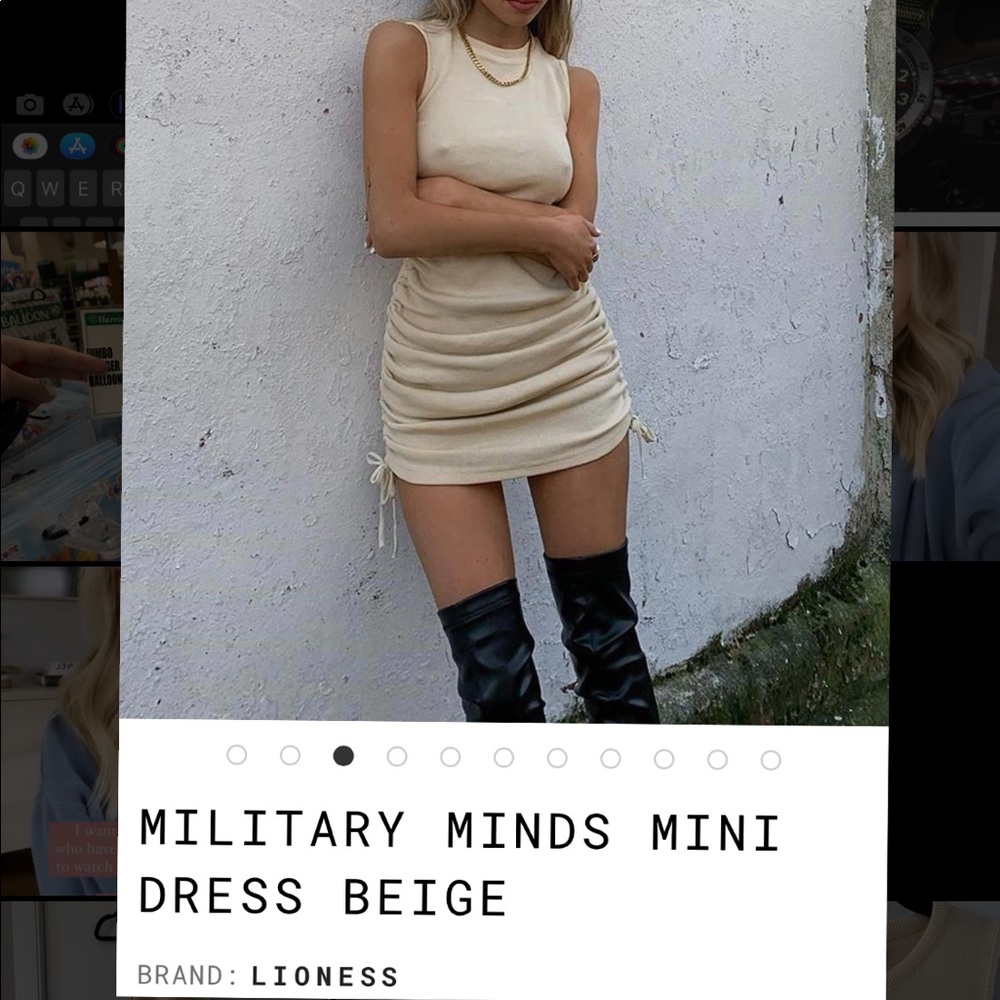 Princess Polly Military Minds Lioness Mini Dress